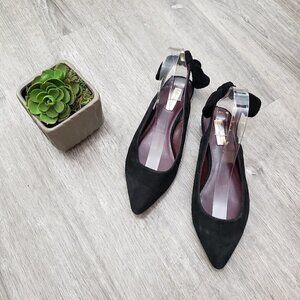 Report Signature Shani Slingback Flats Sz 8 Black